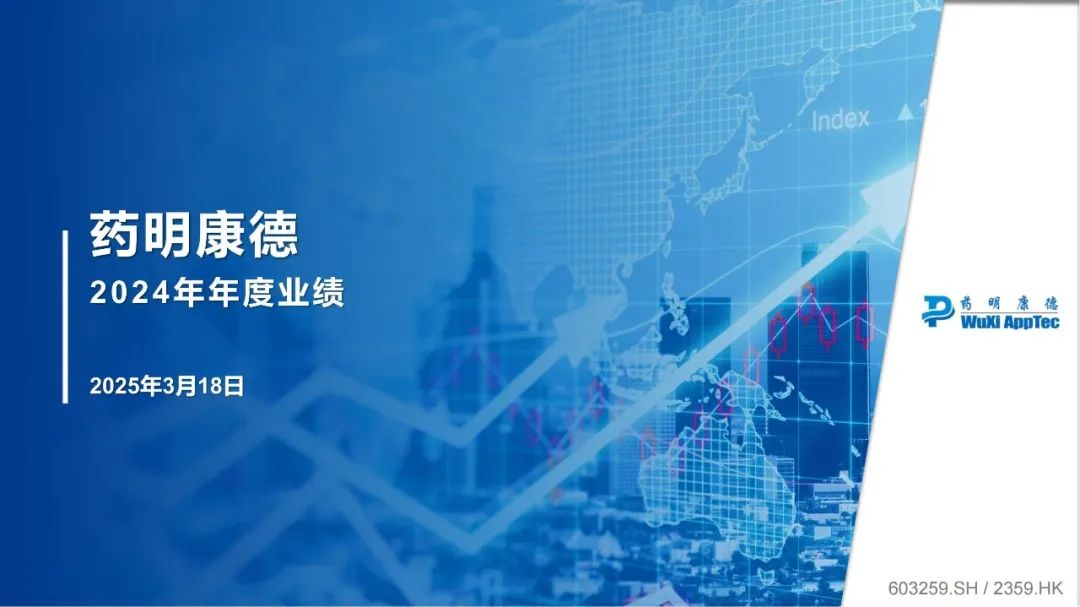 药明康德2024年年度业绩浅读  第1张