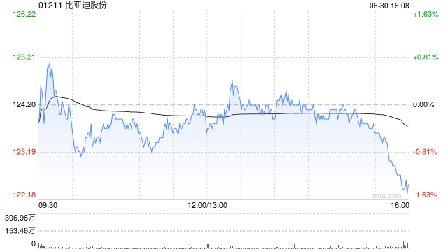 比亚迪股份上半年新能源汽车销量约214.6万辆 同比增长33.04% 第1张 比亚迪股份上半年新能源汽车销量约214.6万辆 同比增长33.04% 第1张