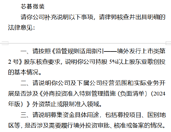 芯碁微装A+H收到证监会备案反馈 要求说明股东情况、外资准入等三大事项 第1张 芯碁微装A+H收到证监会备案反馈 要求说明股东情况、外资准入等三大事项 第1张