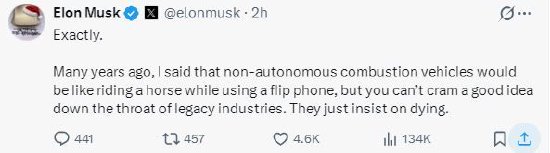 马斯克回应福特收缩电动汽车战略：没救了，他们非死不可  第1张