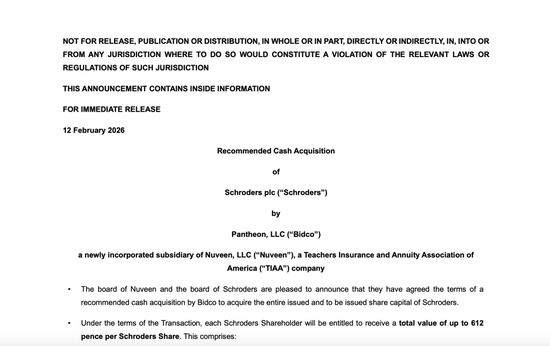 全球资管业大消息，932亿重磅收购来了  第1张