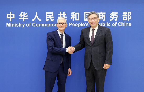 商务部部长王文涛会见苹果公司首席执行官蒂姆·库克 第1张 商务部部长王文涛会见苹果公司首席执行官蒂姆·库克 第1张