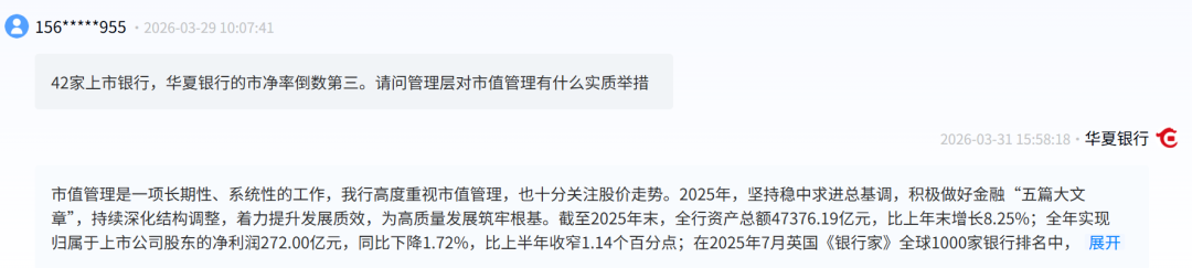 华夏银行遭营收净利双下滑局面！改善估值、提升分红成投资者关切  第4张